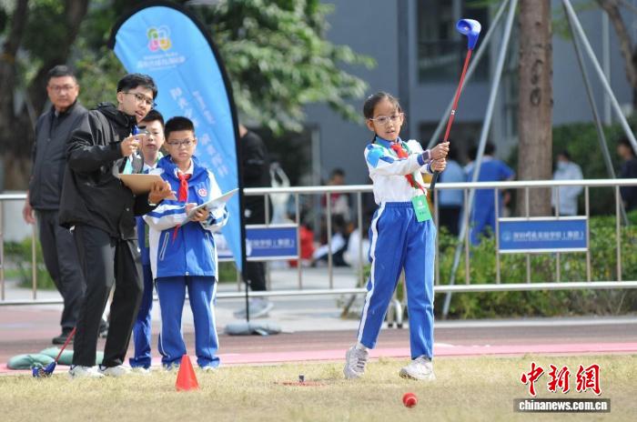 深圳市福田区校园高尔夫联赛：搭建课程化体育
